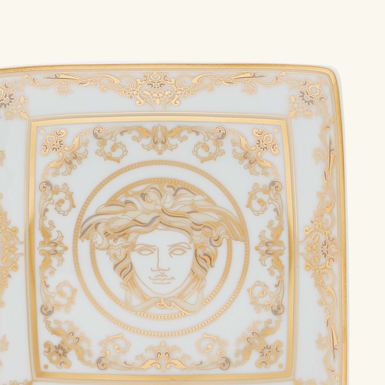 Medusa Gala Trinket Tray White 12cm versace medusa gala trinket tray white 12cm