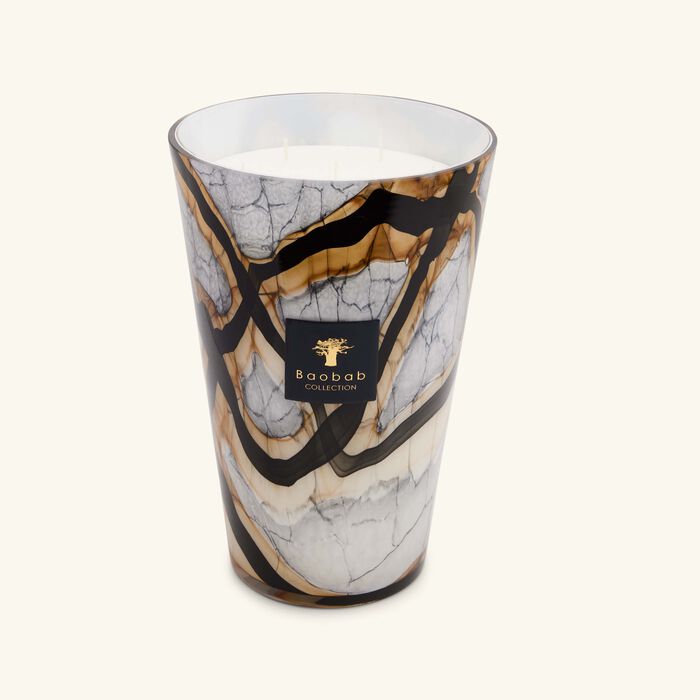 baobab collection stones marble candle maxi max
