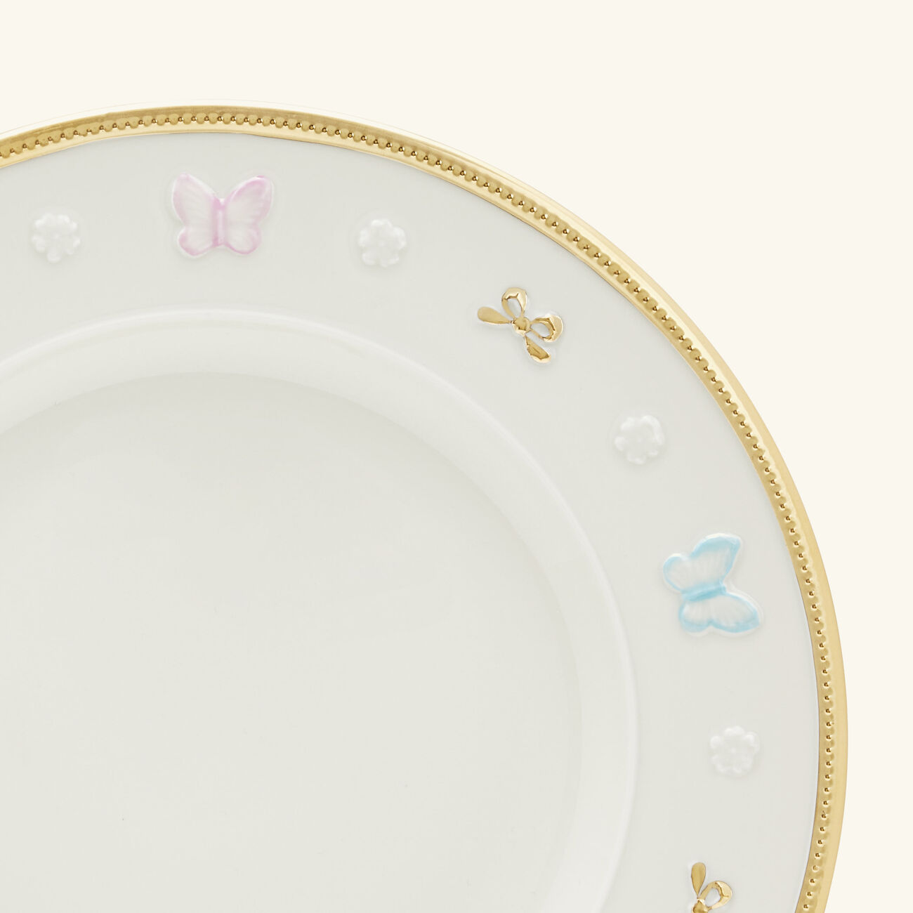 villari butterfly dinner plate