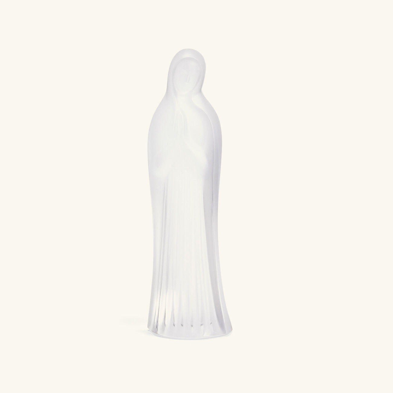 Virgin with Hands Together Sculpture Medium Clear lalique virgin with hands together sculpture medium clear