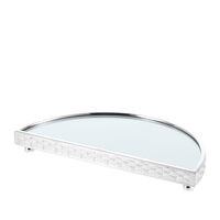 Half Circle Tray Sève D'argent Silver Plated, small