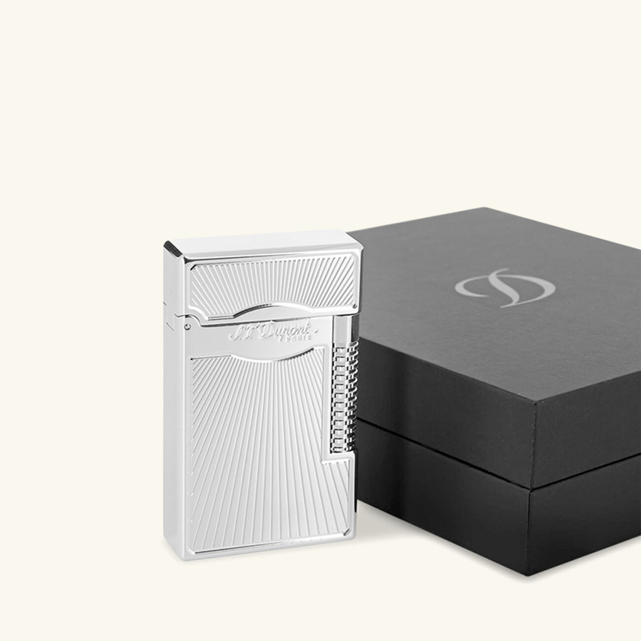 Le Grand Dancing Flame Lighter Silver st dupont le grand dancing flame lighter silver