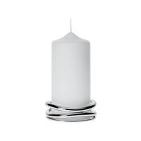 حامل الشموع فيرتيجو باللون الفضي كريستوفل حامل الشموع فيرتيجو باللون الفضي