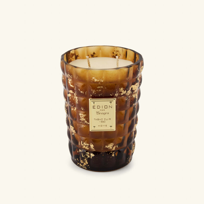 edion tobacco amber candle   diffuser set