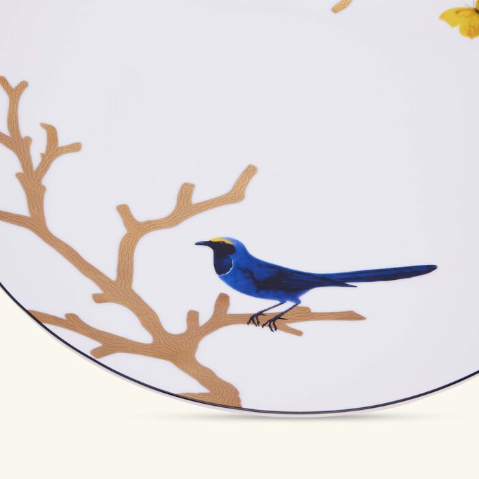 bernardaud aux oiseaux dinner plate round 26cm