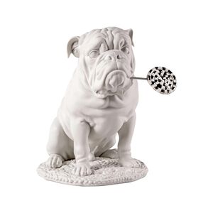 Bulldog with lollipop Sculpture. Re-Deco, medium