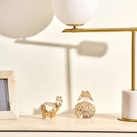 Goat Sculpture Gold lalique goat sculpture gold