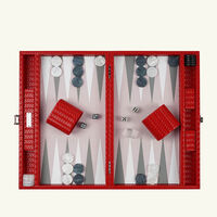 vido ruby braided backgammon set
