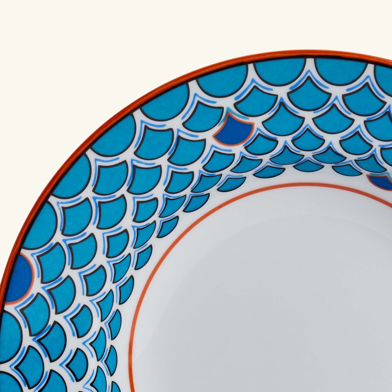 Lagon Soup Plate Blue 22cm pinto paris lagon soup plate blue 22cm