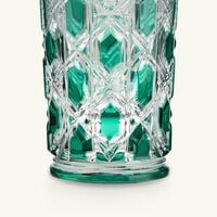baccarat tsar highball drinking glass green