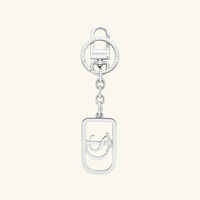 Chrome Keyring Silver st dupont chrome keyring silver