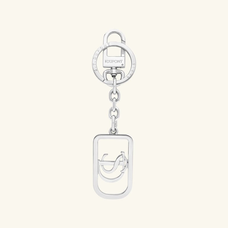 Chrome Keyring Silver st dupont chrome keyring silver