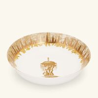 bernardaud versailles enchante open vegetable bowl gold
