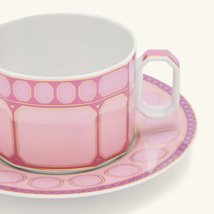 rosenthal signum rose tea cup   saucer pink