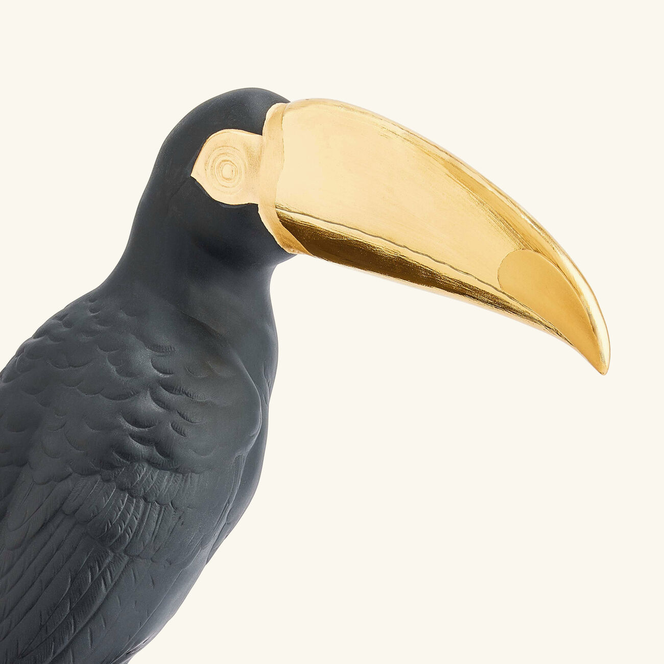 lladro toucan sculpture medium black limited edition