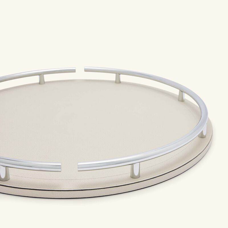 Circus Tray Round Large White giobagnara circus tray round large white