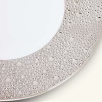 bernardaud ecume salad plate round silver 21cm