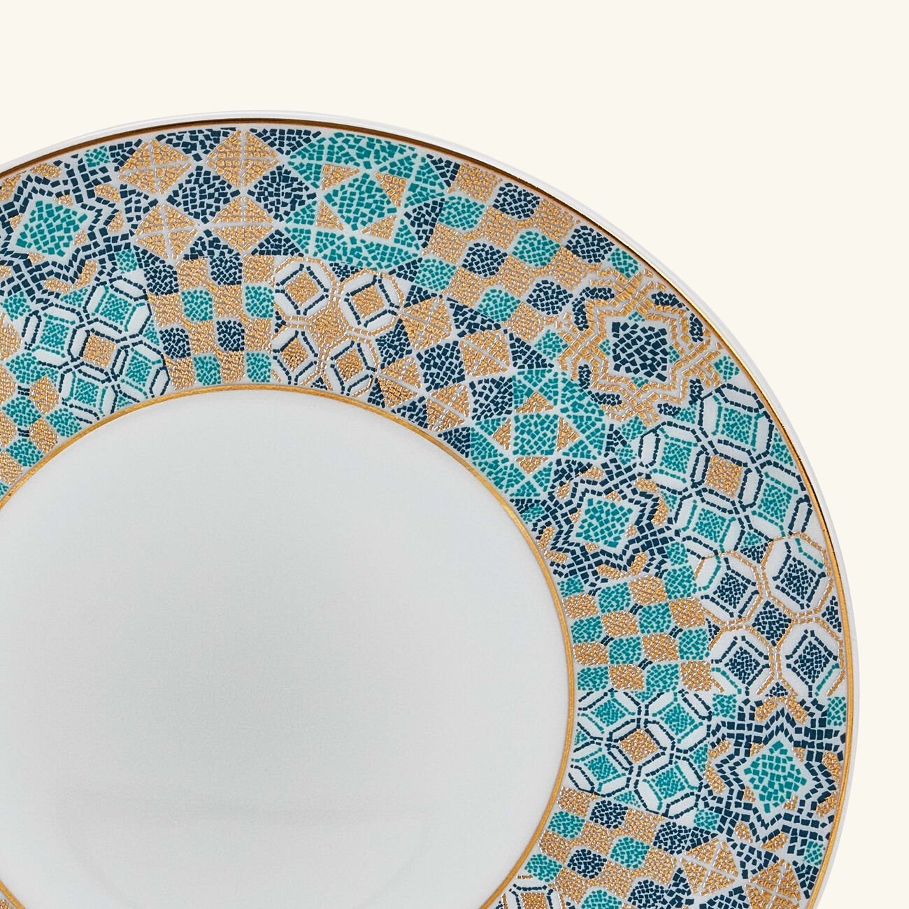 haviland portofino bread   butter plate round blue 16cm