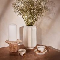 Acapulco Coffee Cup & Saucer White villari acapulco coffee cup saucer white