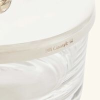 كريستوفل طبق الضيافة آلبي باللون الفضي 7 سم