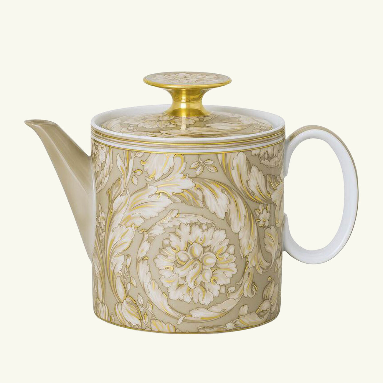Barocco Beige Tea Pot 500 ml versace barocco beige tea pot 500 ml
