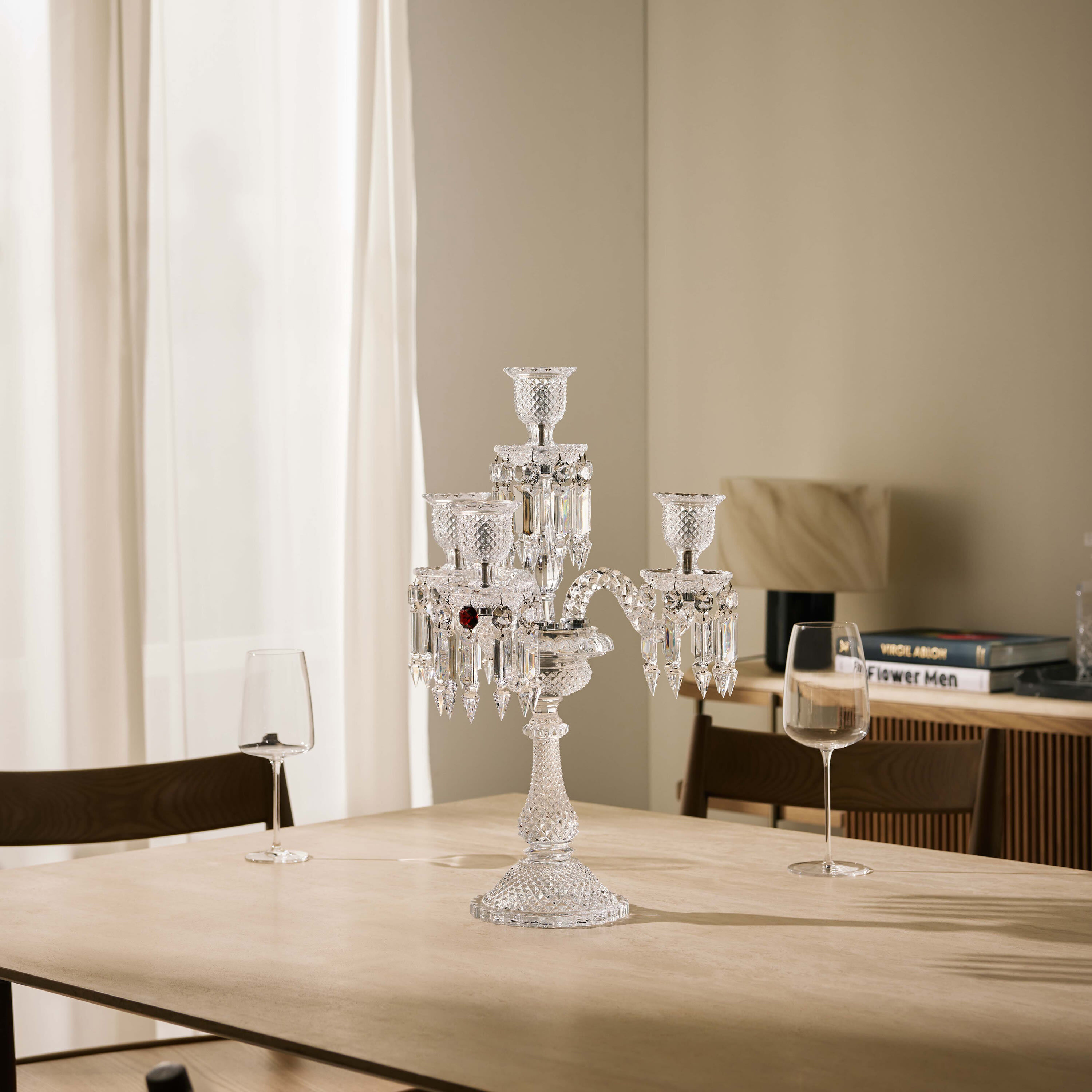 Baccarat Zénith Candelabra Clear | Tanagra UAE