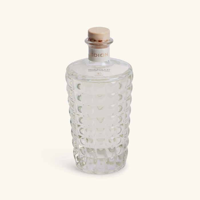 edion cello suite no 27 cotton harmony bianca candle   diffuser set