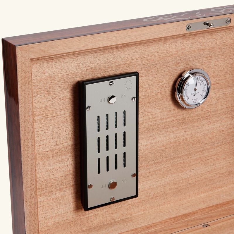 إيلي بلو صندوق حفظ السيجار دراجون باللون البني