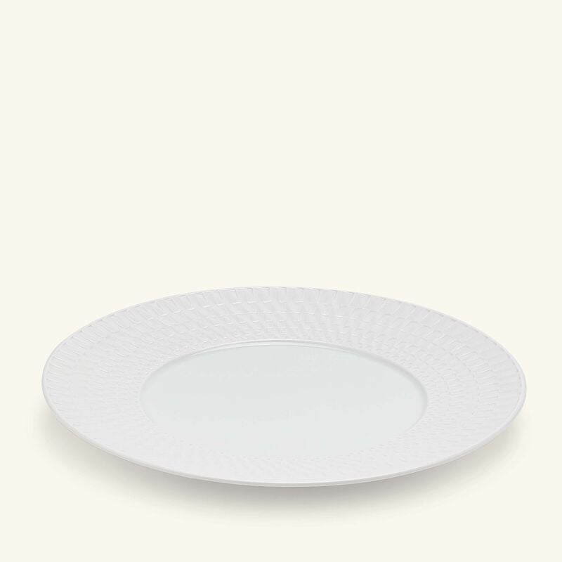 Twist Salad Plate Round White 21cm bernardaud twist salad plate round white 21cm