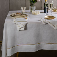 catherine denoual gold rosely linen set