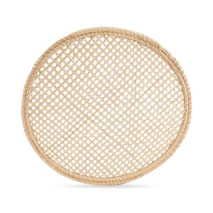 Woven Wicker Circular Table Mat, medium