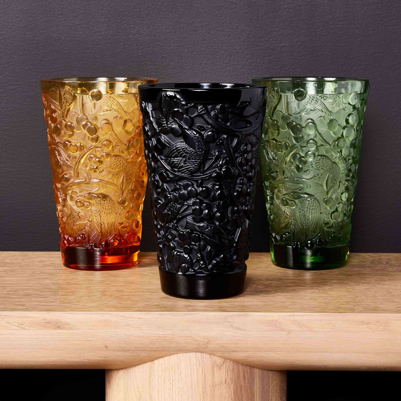 لاليك مزهرية ميرل إيه ريزان صغيرة خضراء