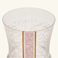 Nagham Short Glass Tumbler Pink Set of 6 dimlaj nagham short glass tumbler pink set of 6