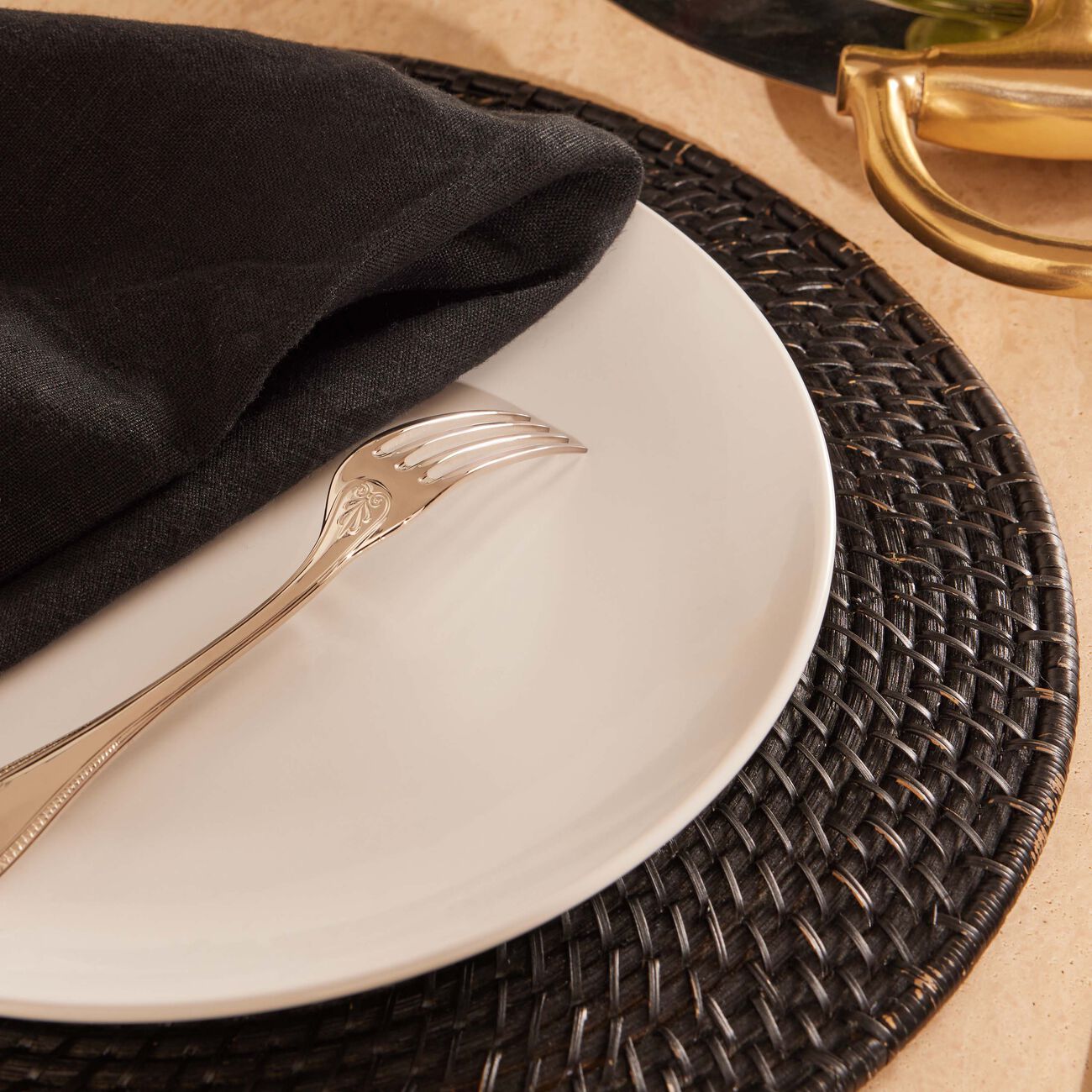 Malmaison Dessert Fork Silver Plated christofle malmaison dessert fork silver plated