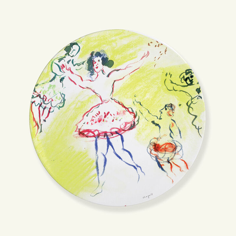 bernardaud marc chagall plate round gift box set of 6