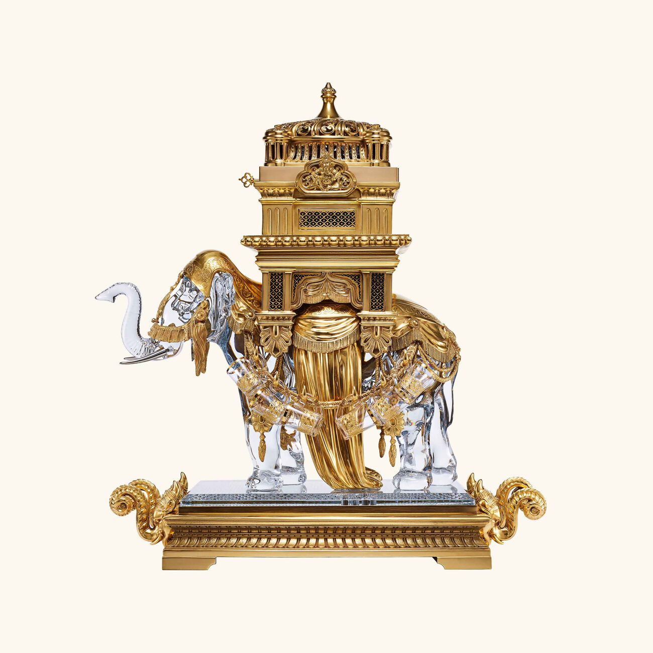 باكارا مجموعة إلفنت للمشروبات على شكل فيل