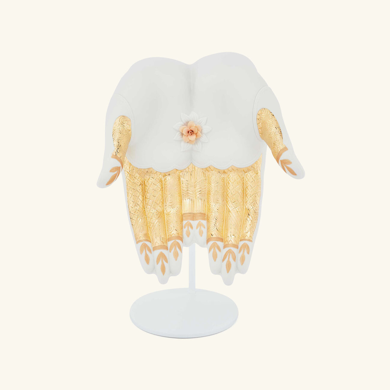 lladro abundance mudra sculpture medium white