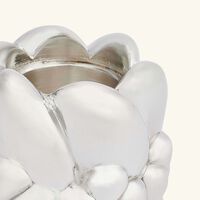 كريستوفل حامل الشموع بابيلون مطلي بالفضة