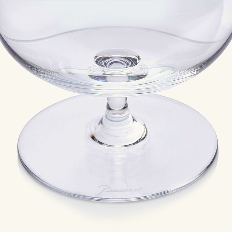 baccarat cognac glass clear set of 2