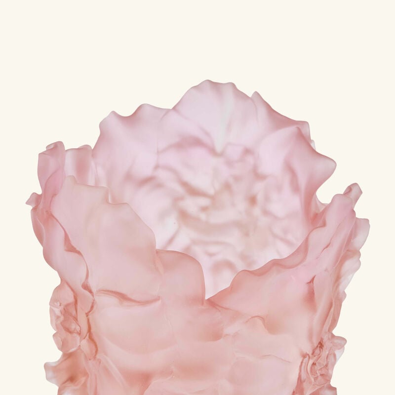 Camellia Vase Large Pink Limited Edition daum camellia vase large pink limited edition