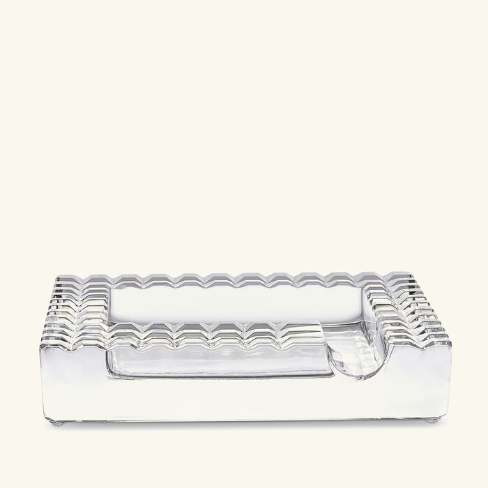mario cioni   c luxe ashtray square small clear