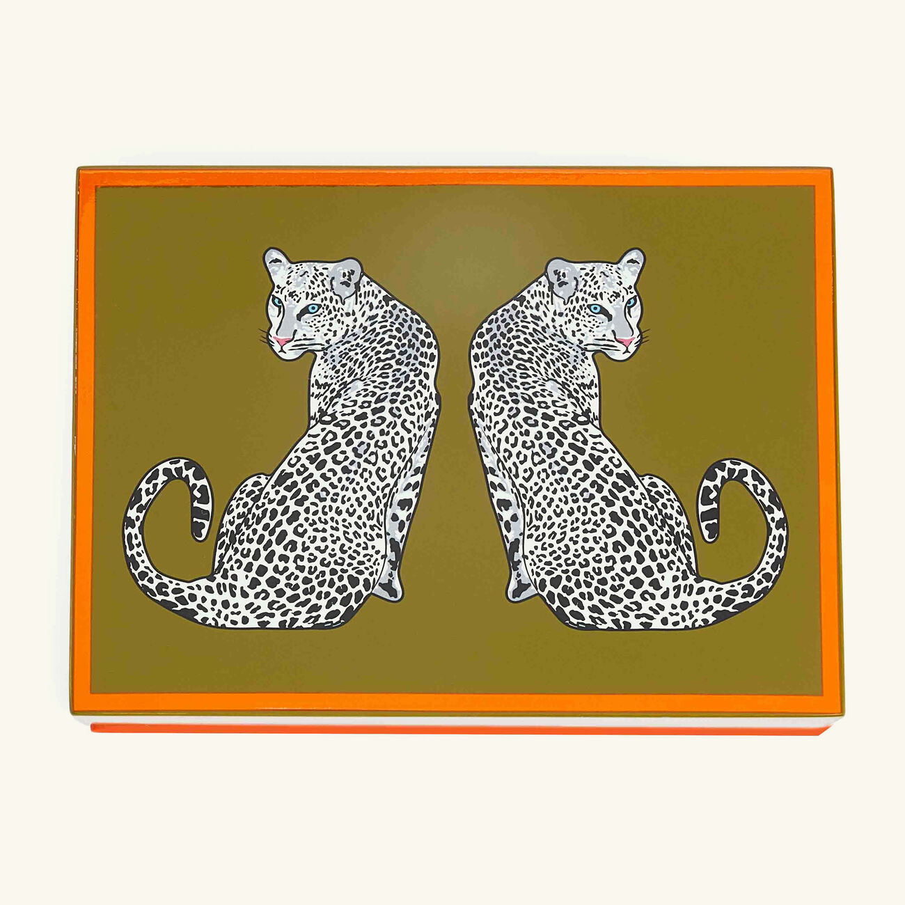 jonathan adler leopard lacquer card set