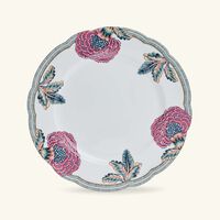 bernardaud collection braqueni  dinner plate round red 26cm set of 4