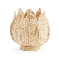 Iraca Straw Candle Holder, small