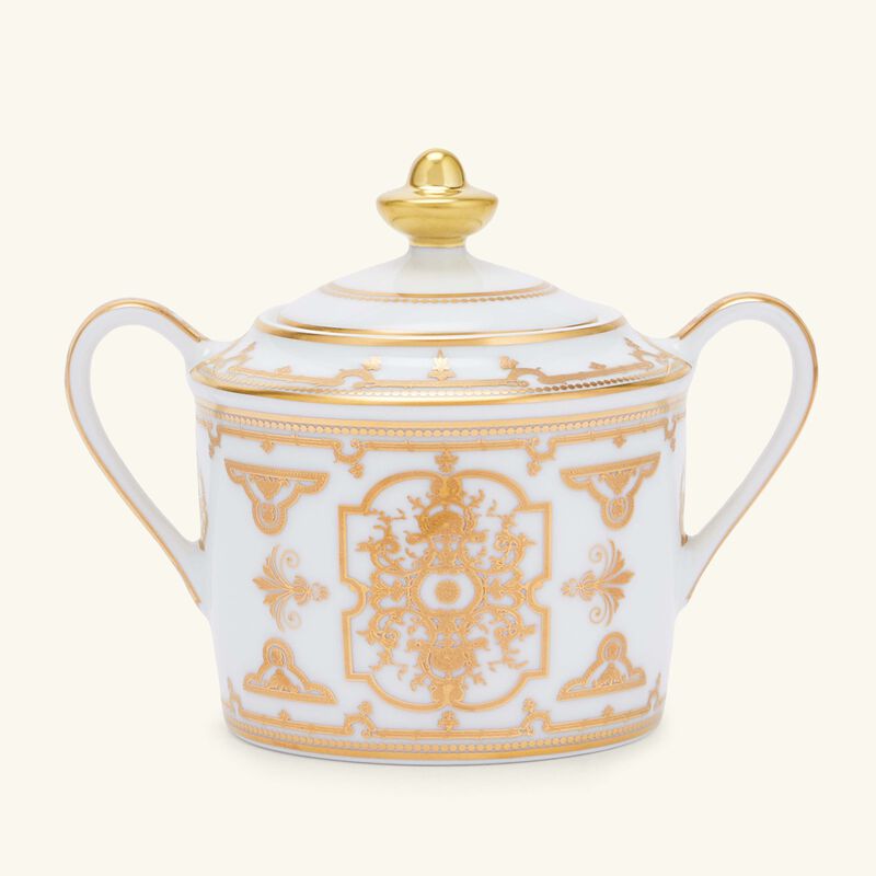 Aux Rois Sugar Bowl Gold bernardaud aux rois sugar bowl gold