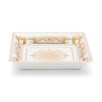 bernardaud aux rois ashtray rectangular gold