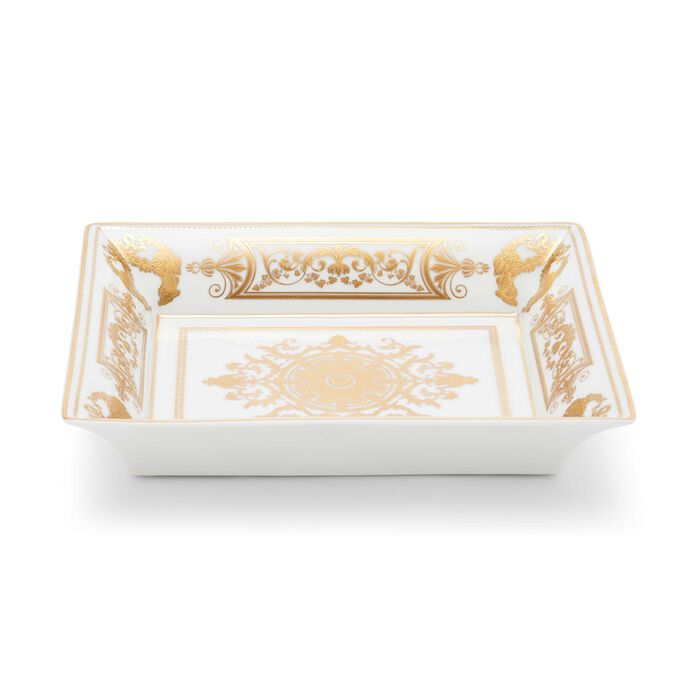 Aux Rois Ashtray Rectangular Gold bernardaud aux rois ashtray rectangular gold