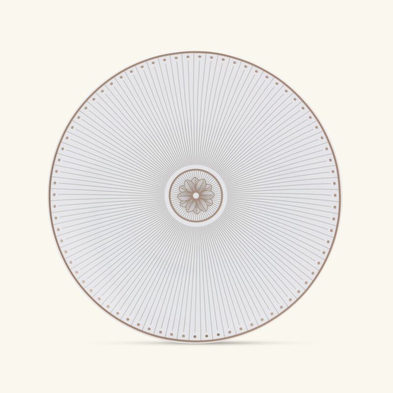 christofle malmaison imp riale dessert plate round white 38cm