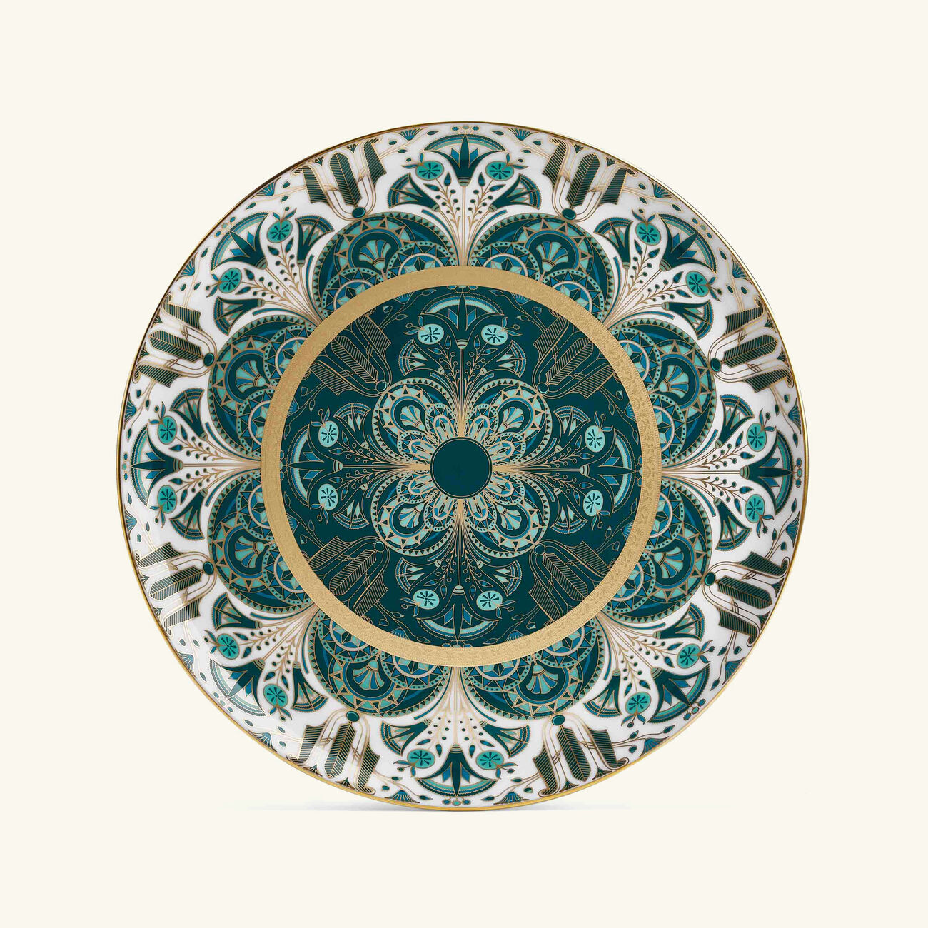 هافيلاند طبق تقديم التارتات ريف دو نيل دائري أخضر 31 سم