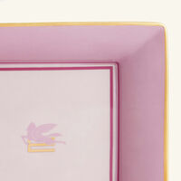 etro pegaso trinket tray square small pink